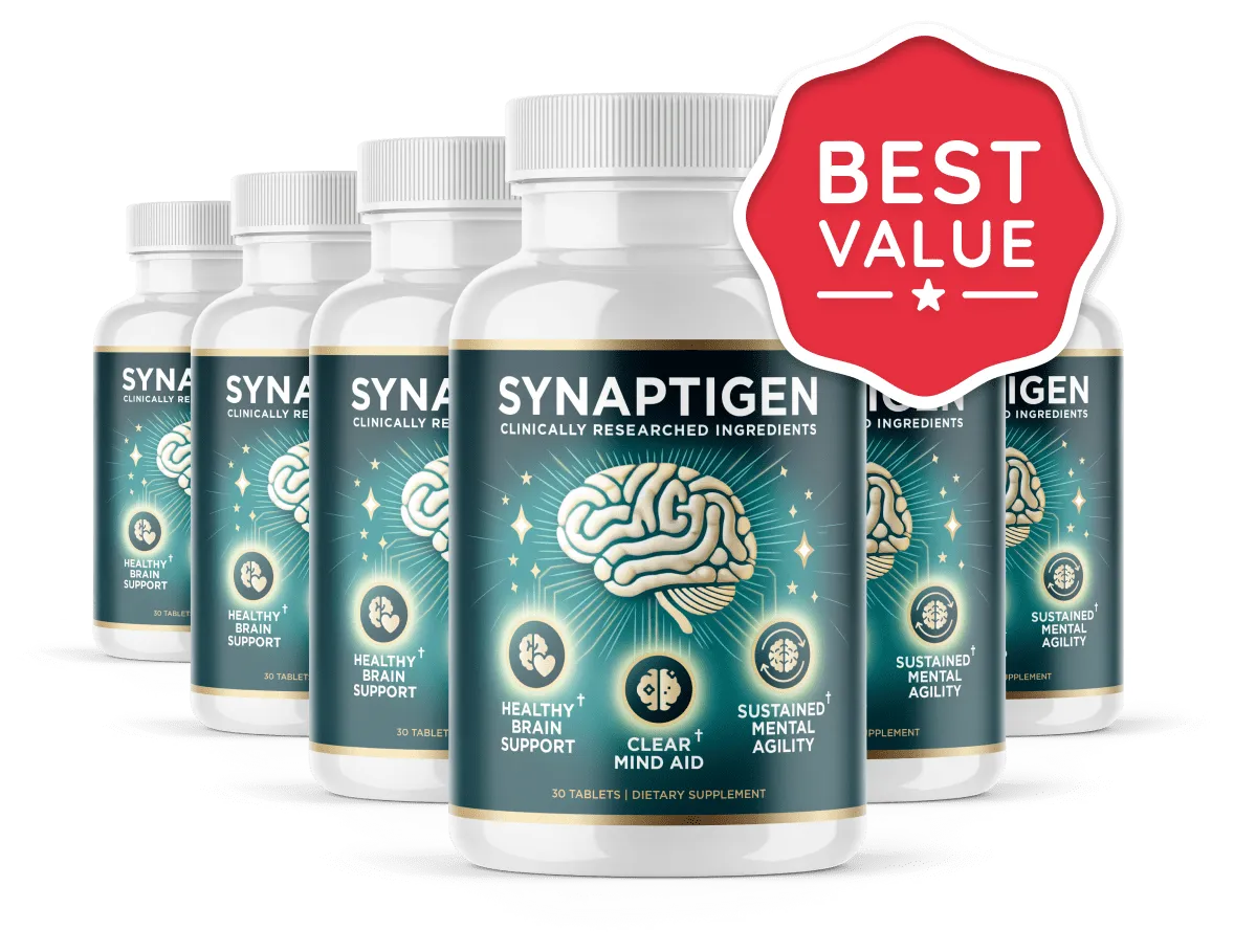 Synaptigen six-bottle best value package